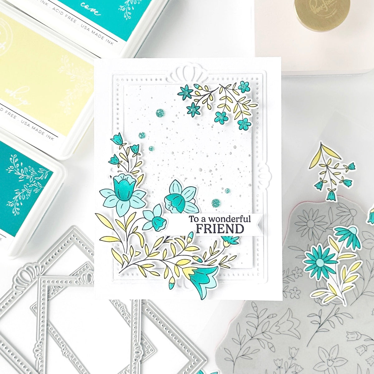 Print Shop: Modern Botanicals cling stamp