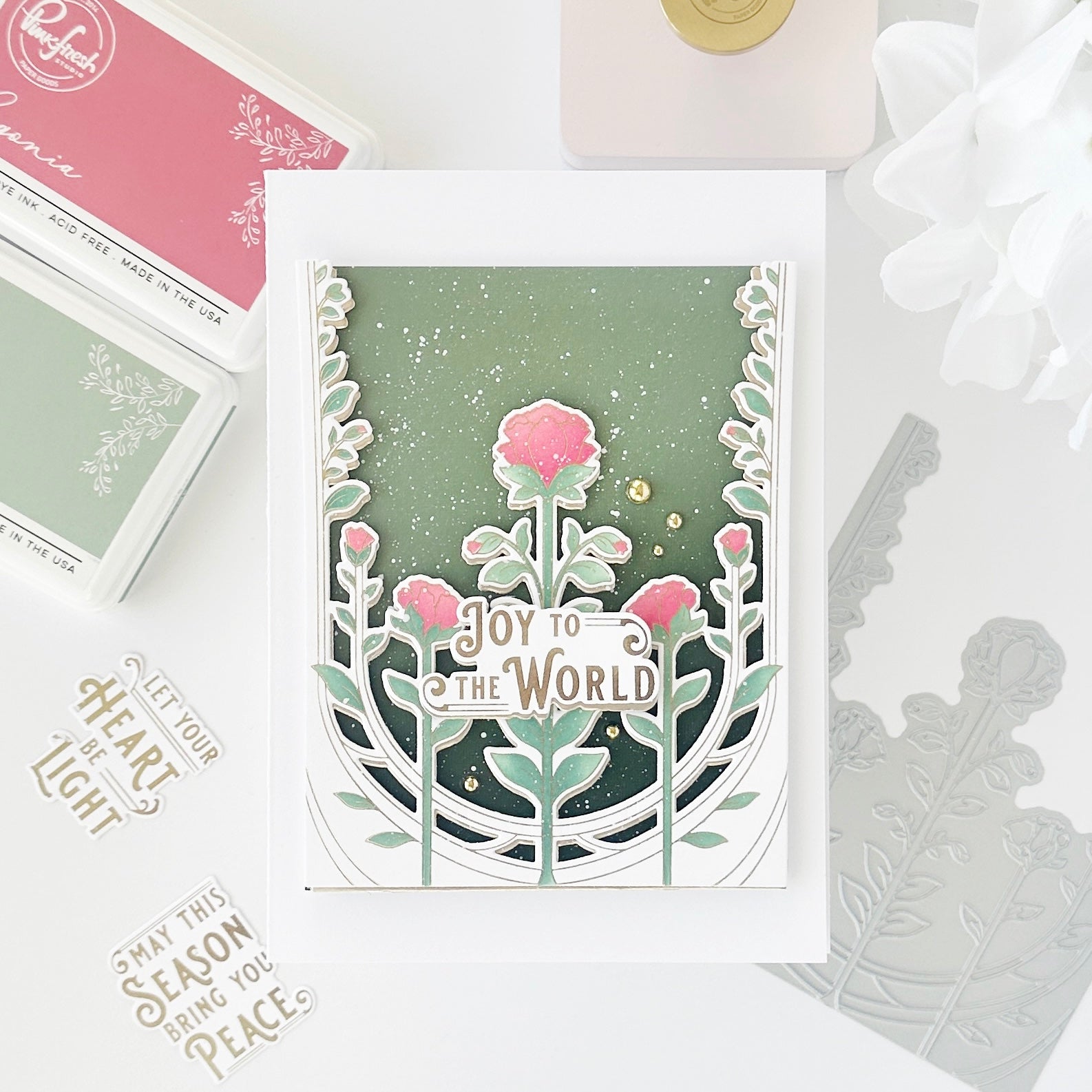 Art Deco Floral Arch die