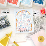Butterfly Garden stamp