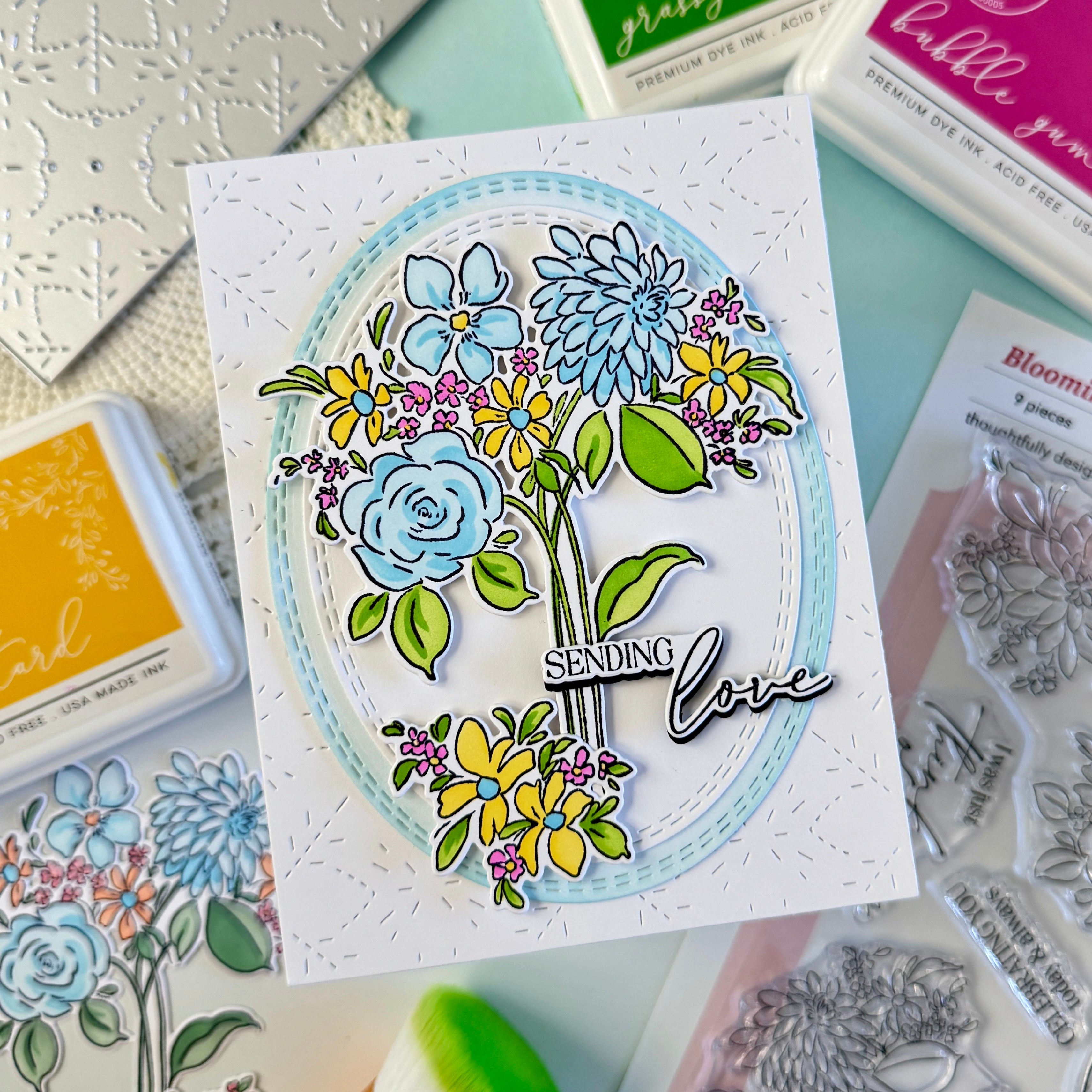 Essentials: Nested Ovals Double Stitch die