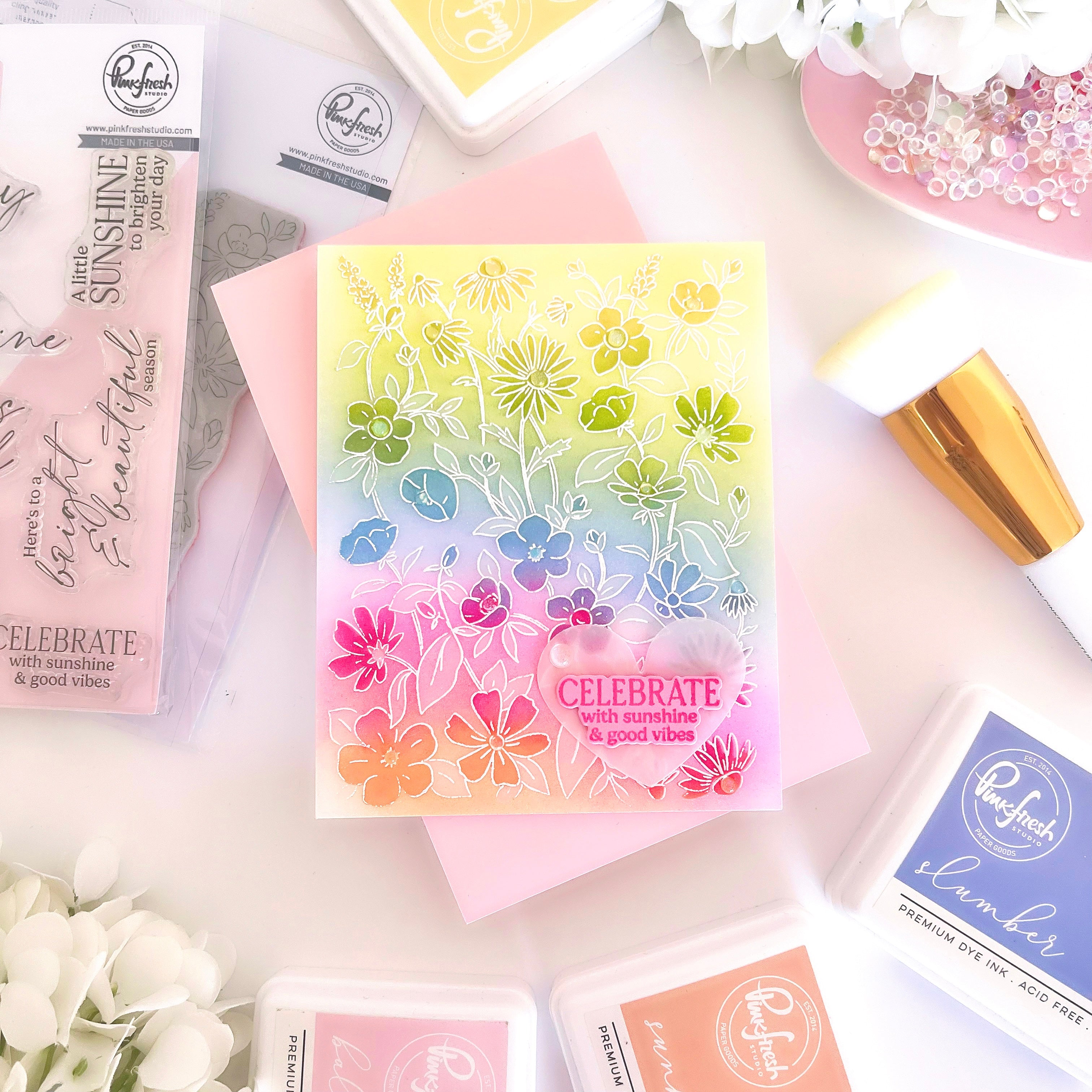 Garden Medley stencil