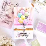 Ribbons & Balloons stencil