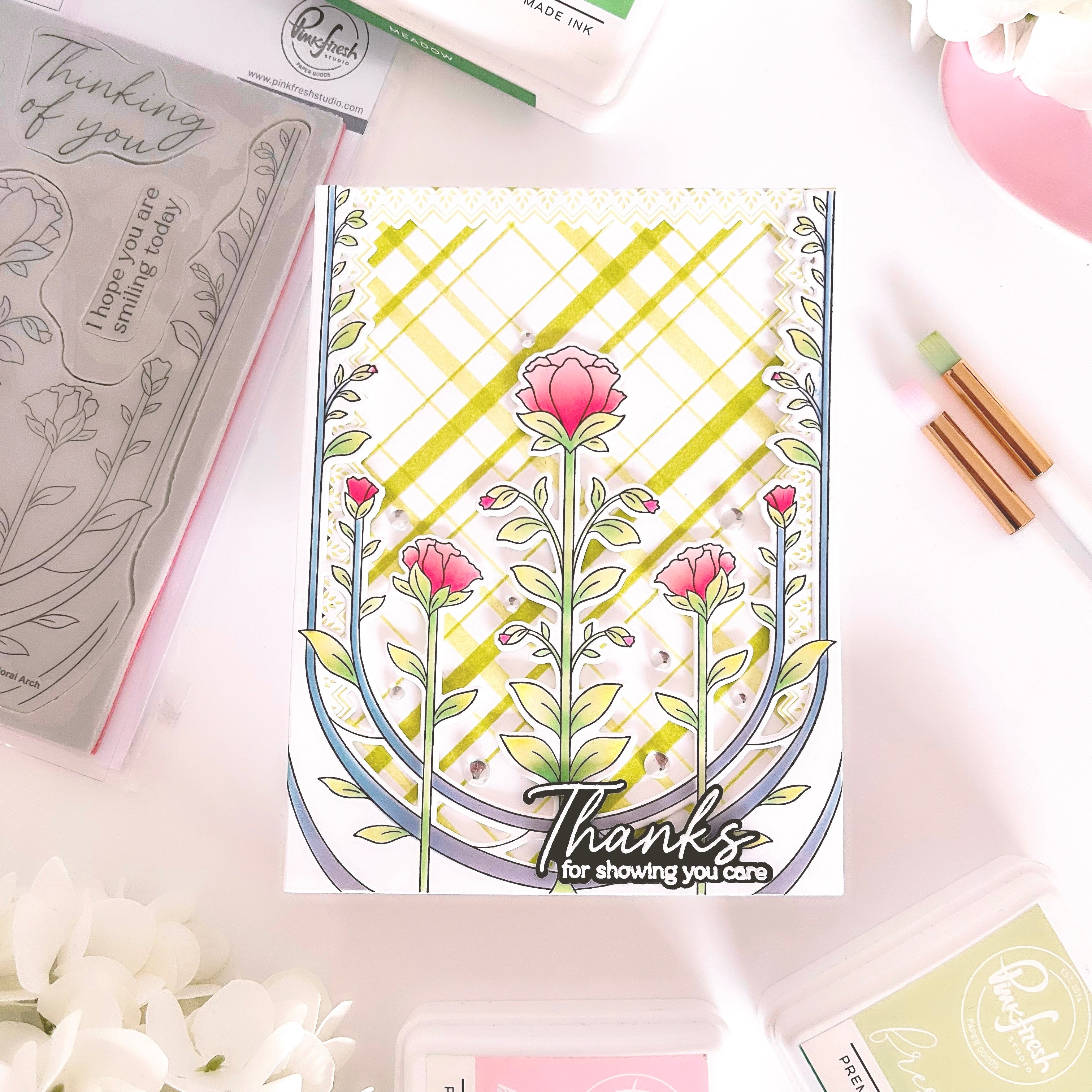 Art Deco Floral Arch die