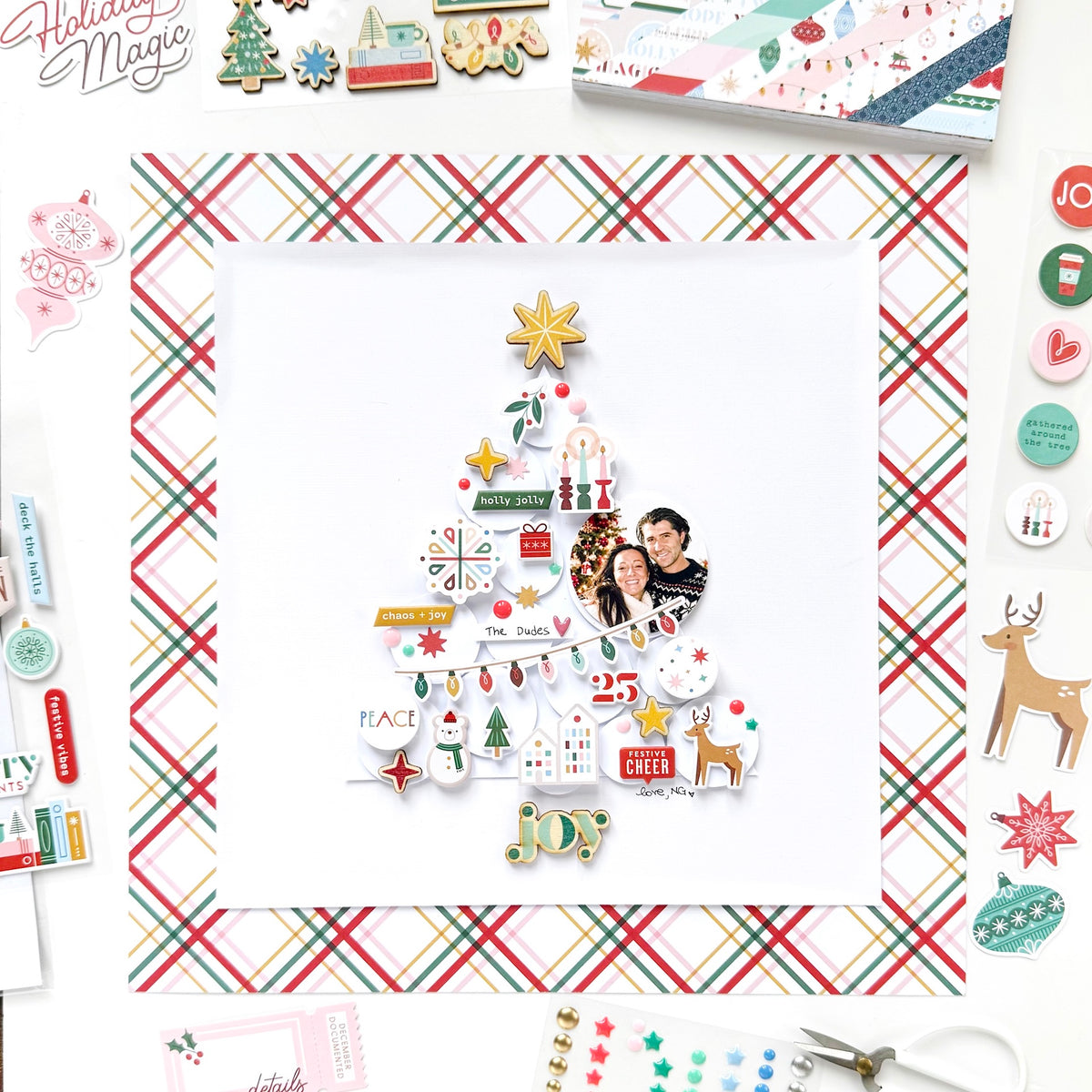 Festive Fun: Chipboard Flair