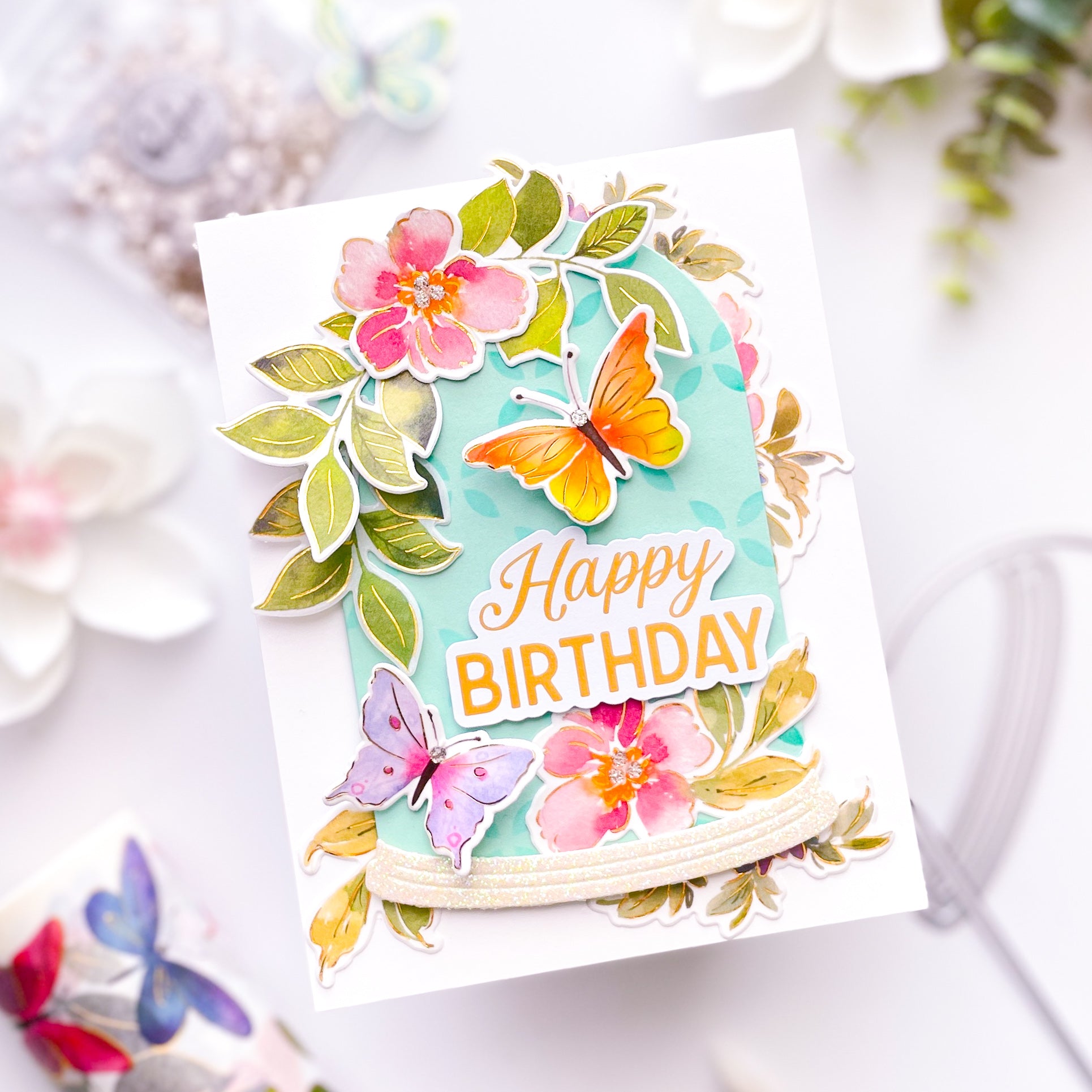 Artsy Floral die