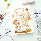 Butterfly Garden stamp