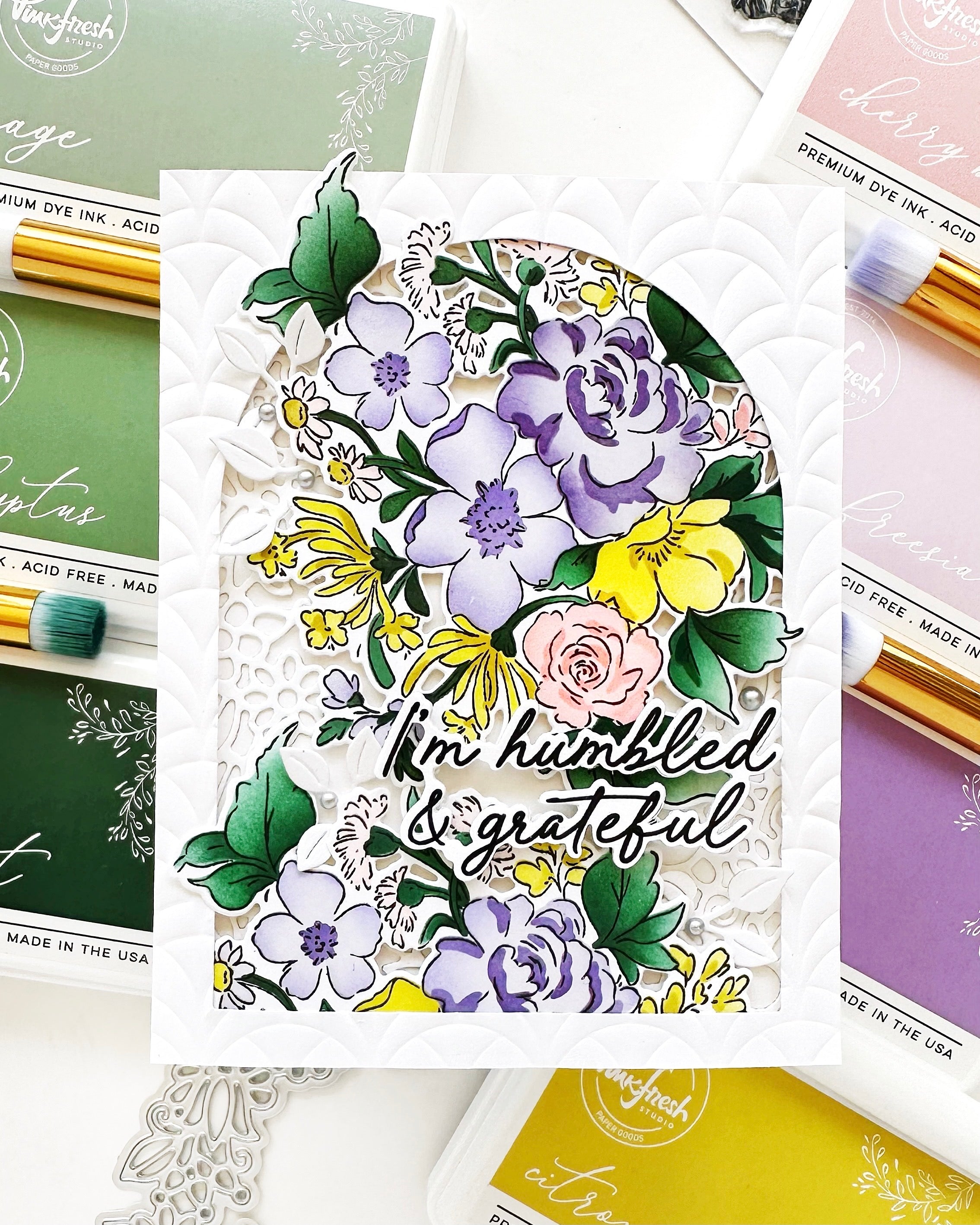 Handpicked Flowers stencil