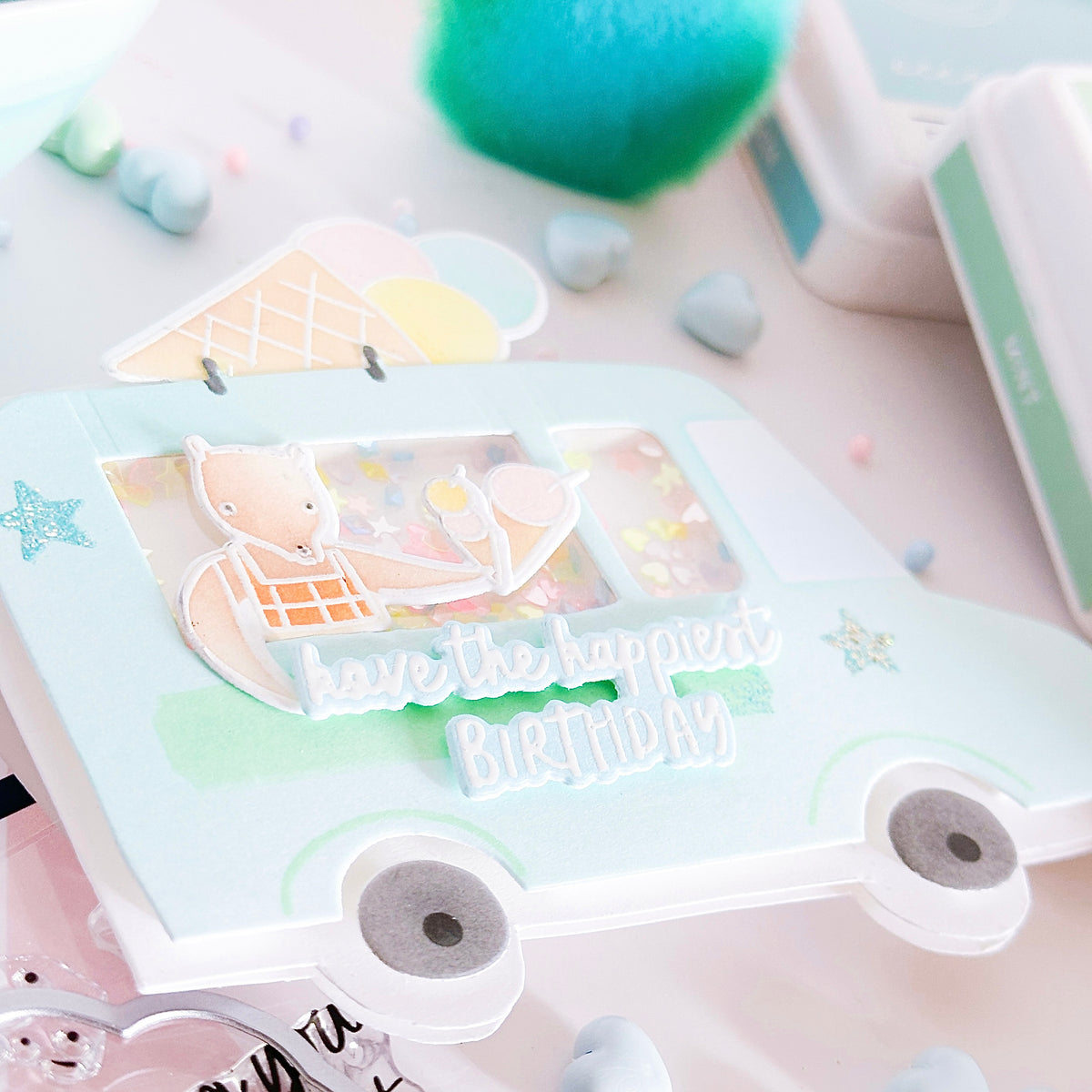 Ice Cream Truck stamp