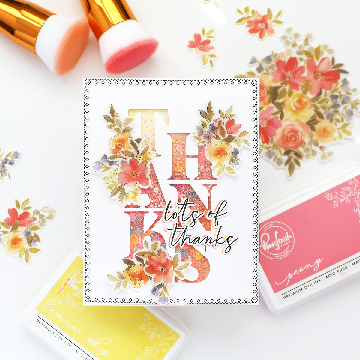 Bloom of Thanks stencil