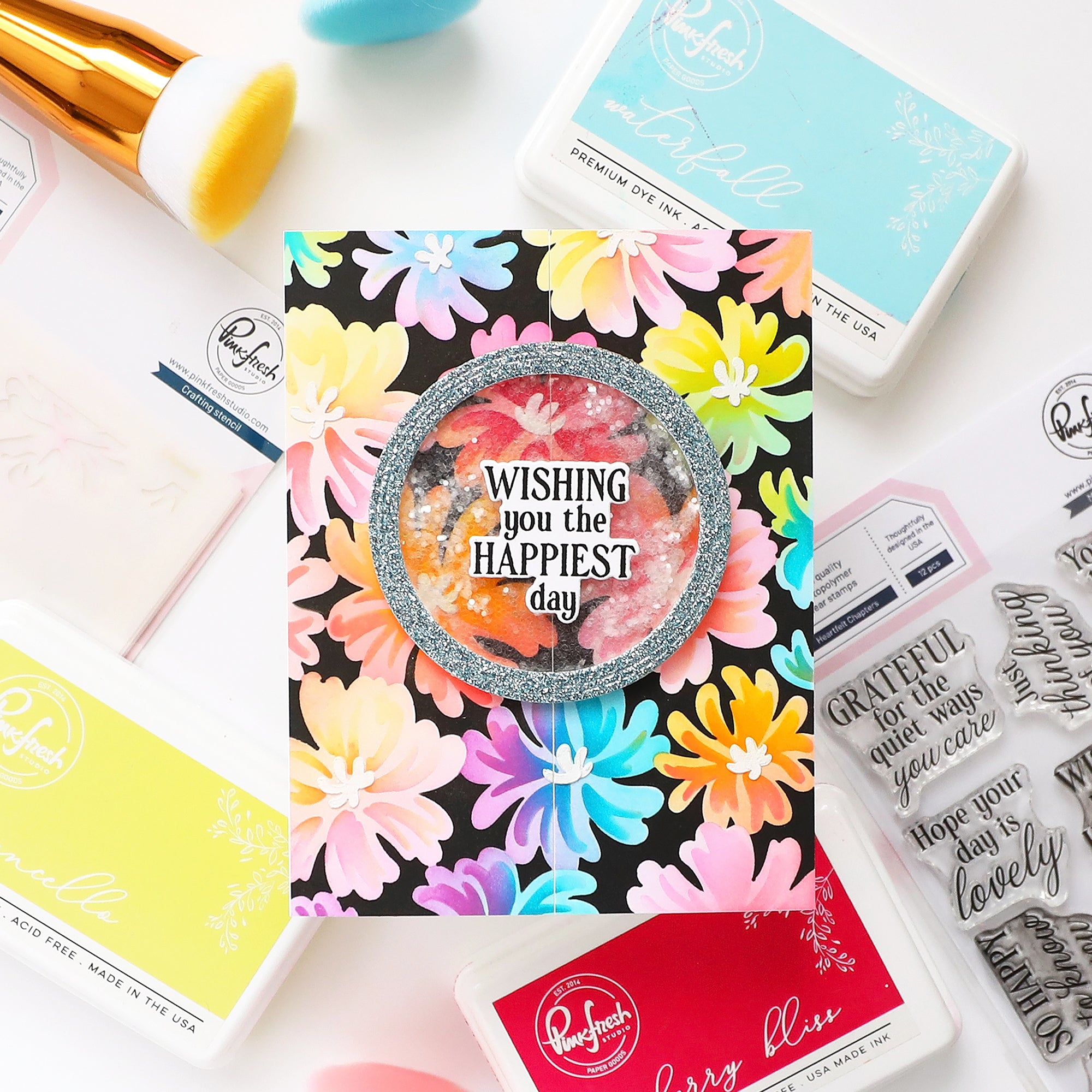 Petal Pop stencil