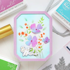 Playful Petals press plate