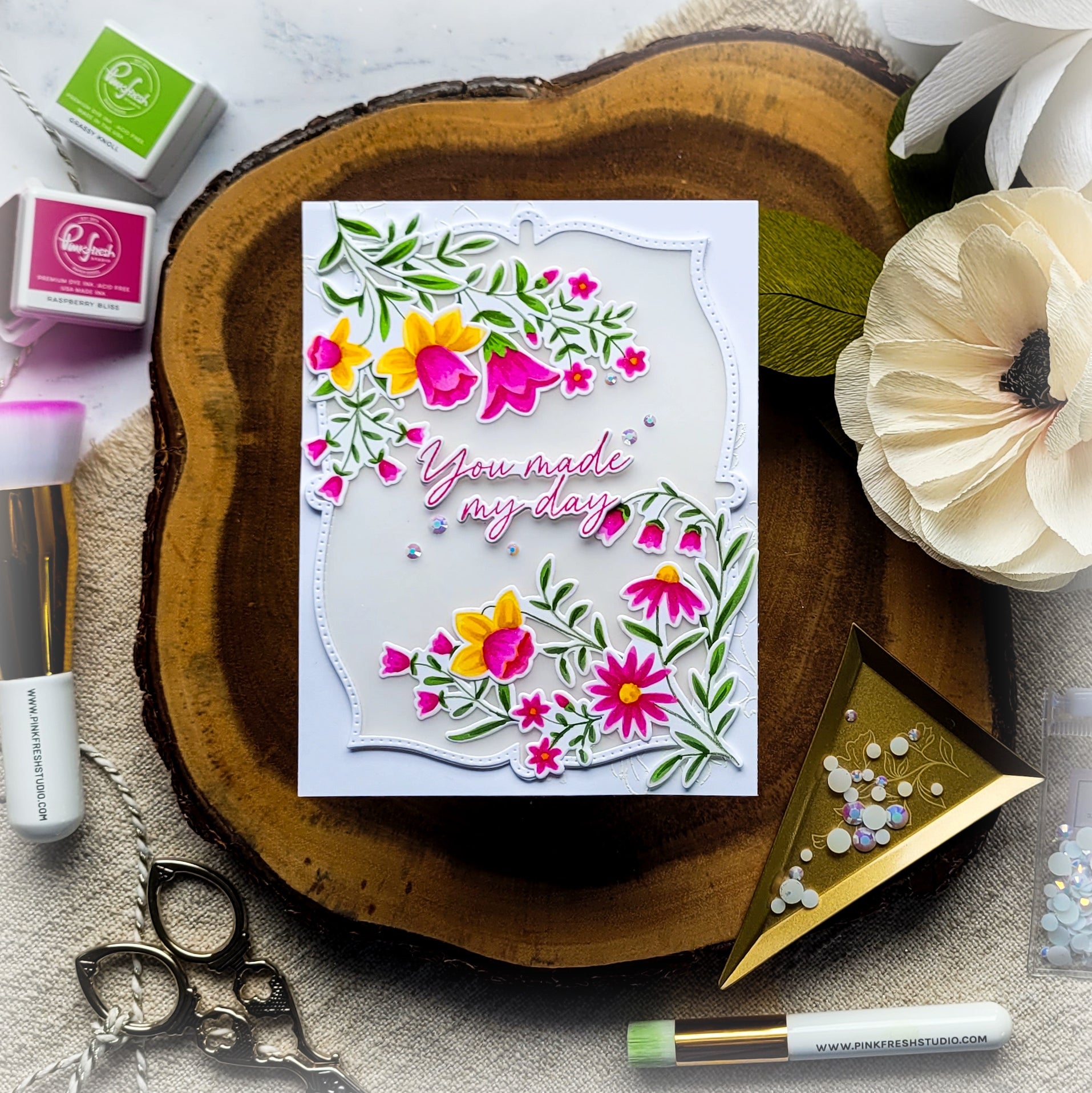 Print Shop: Modern Botanicals cling stamp