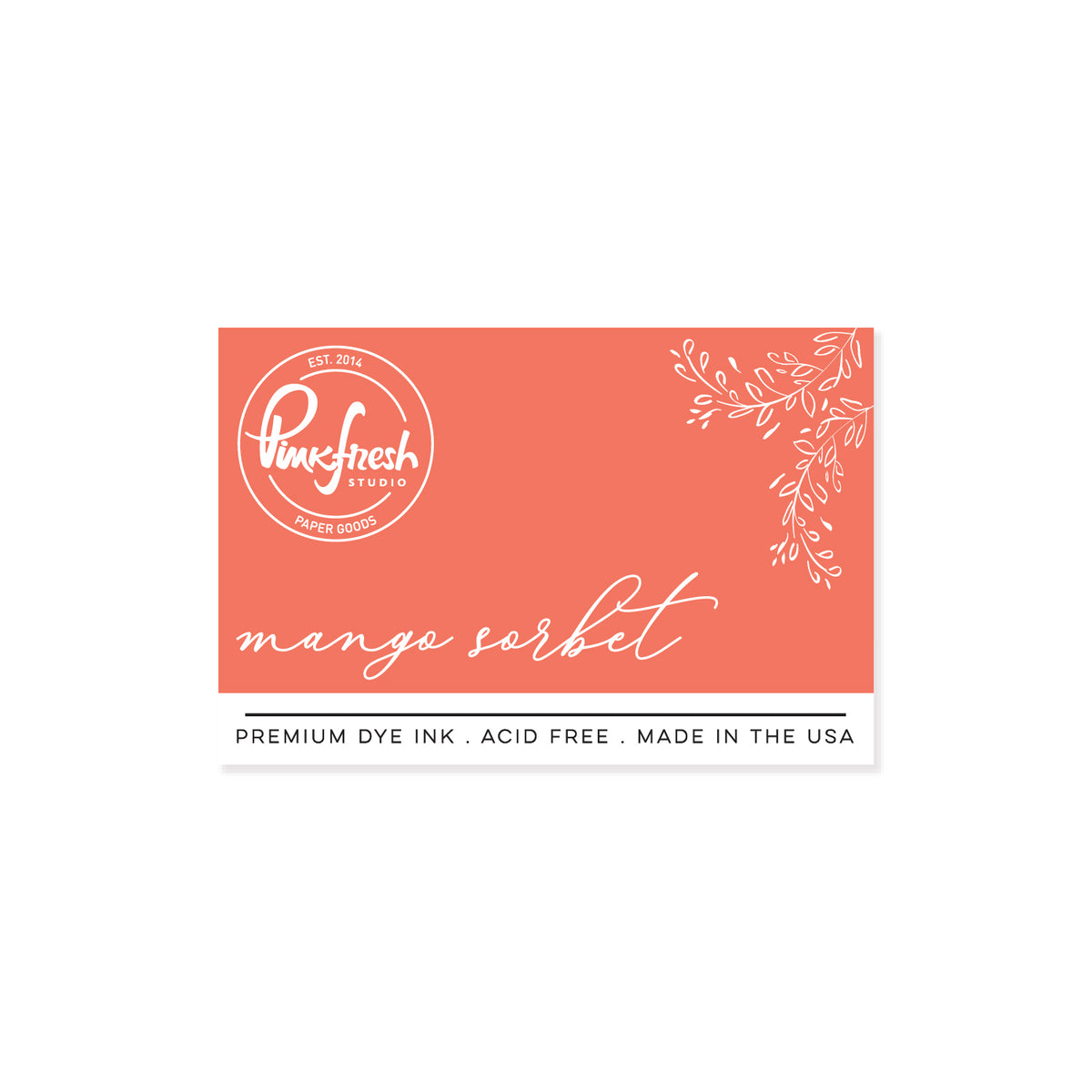 Premium Dye Ink Pad : Mango Sorbet