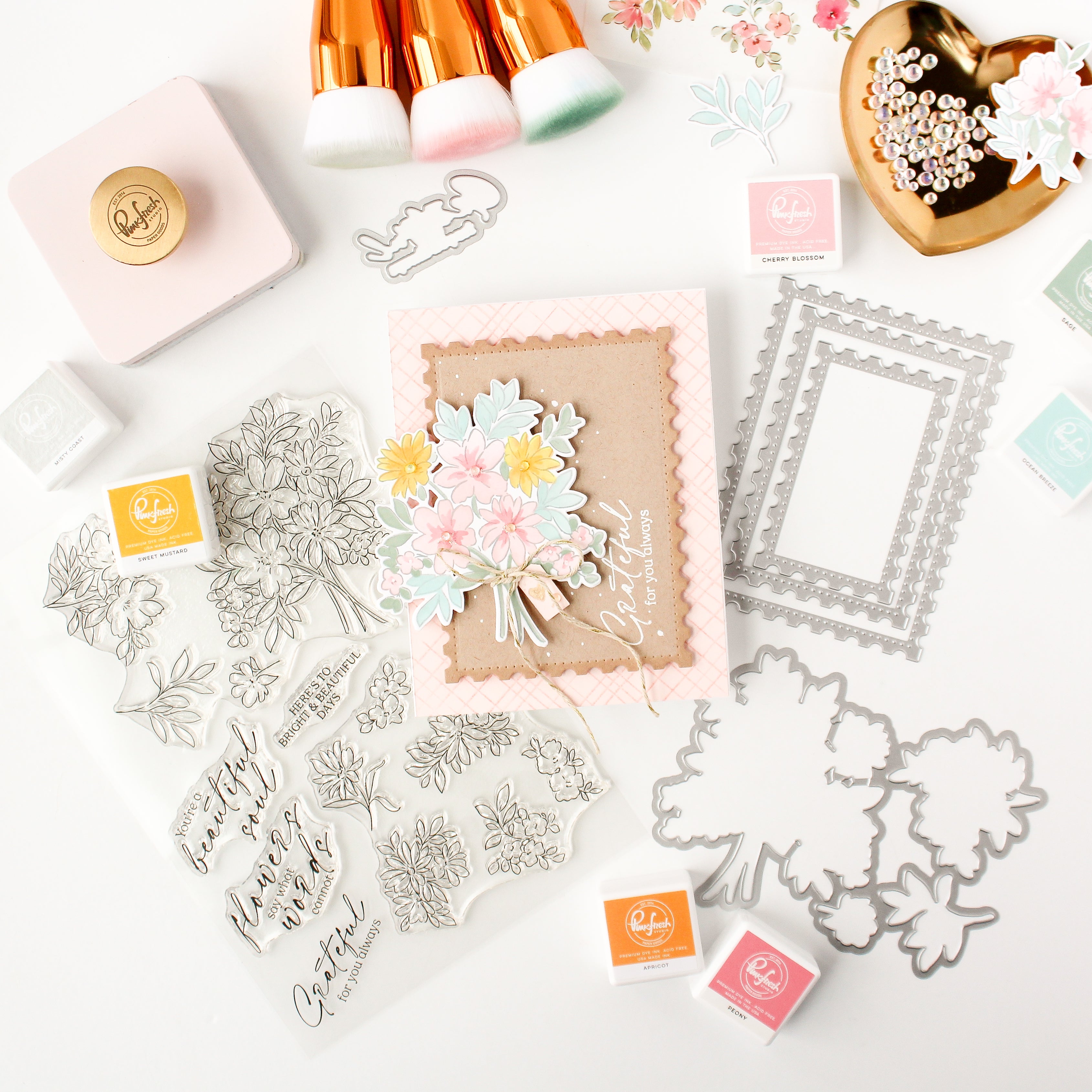 Flowers for the Soul stamp
