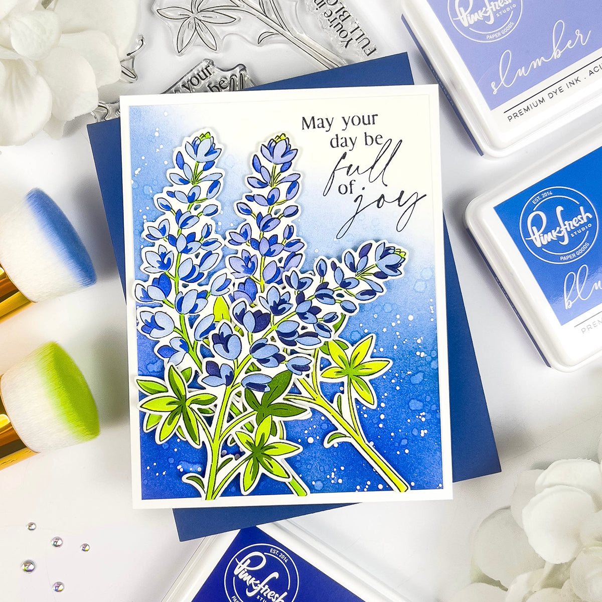 Bluebonnet Bliss stamp
