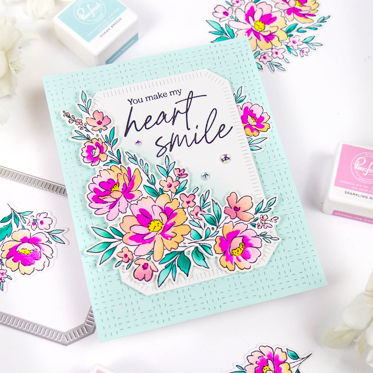 Peony Glow stamp