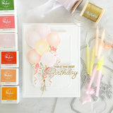 Ribbons & Balloons stencil