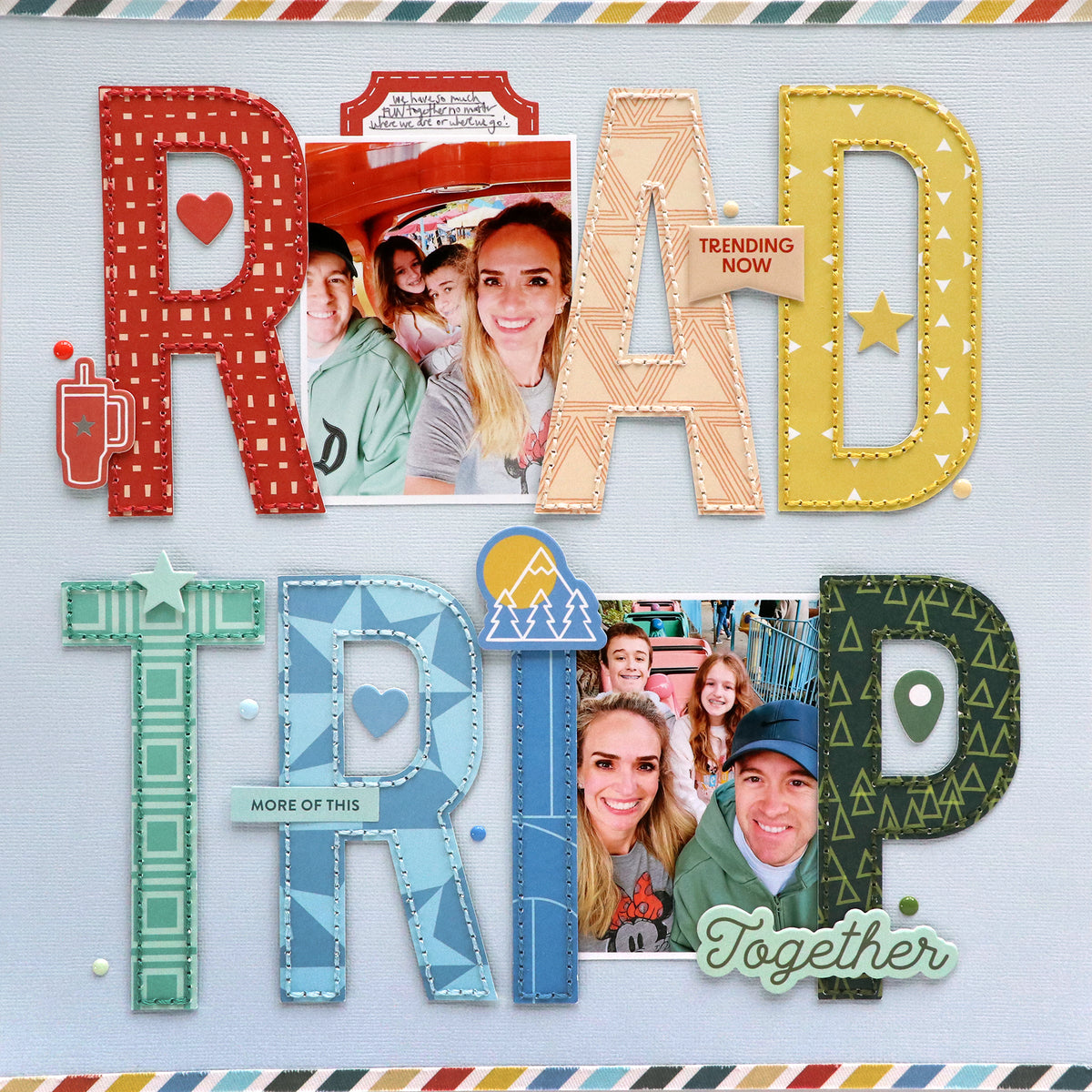Legendary: Chipboard Phrase Stickers