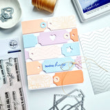 Dotted Chevron coverplate die