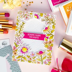 Sunlit Garden cling stamp
