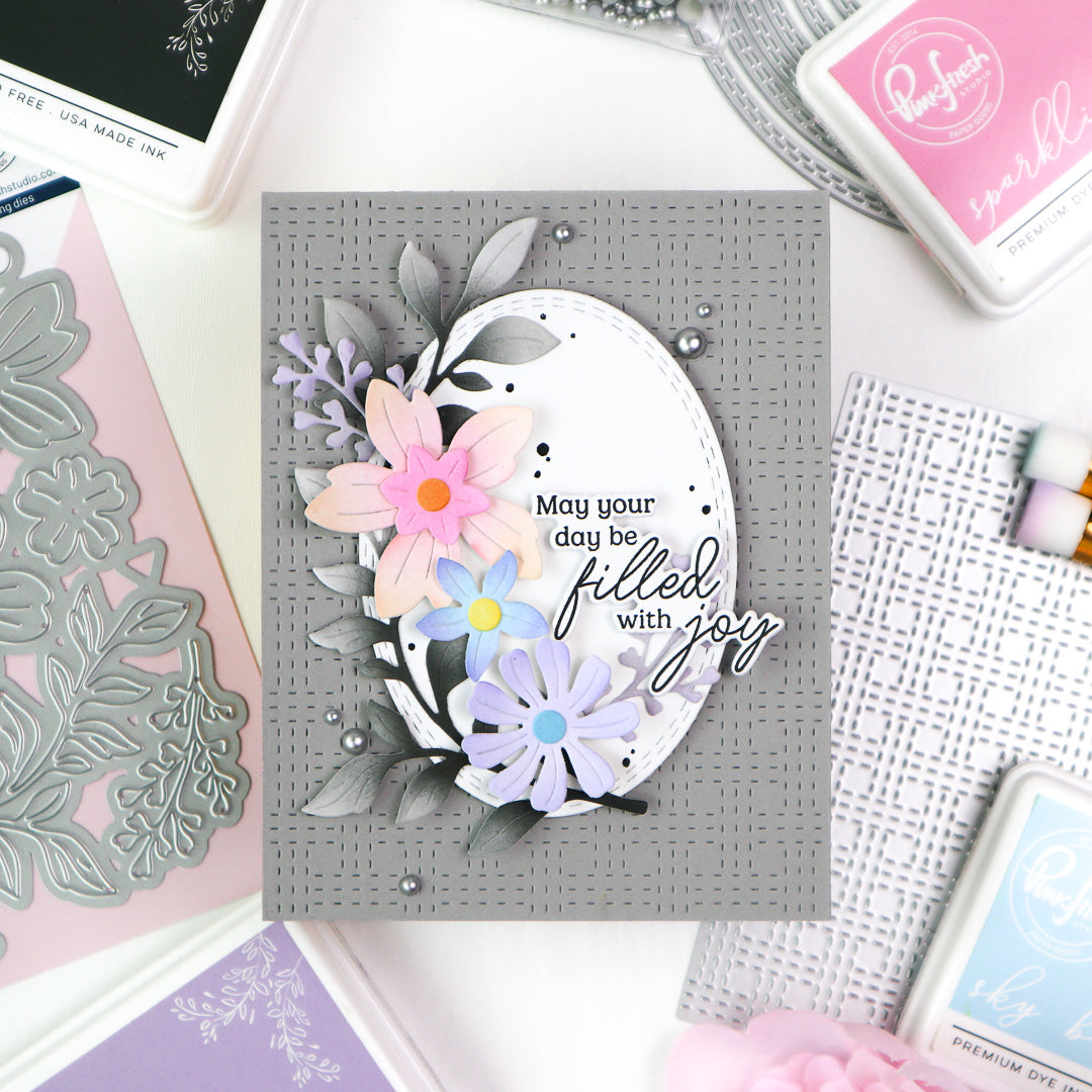 Essentials: Nested Ovals Double Stitch die