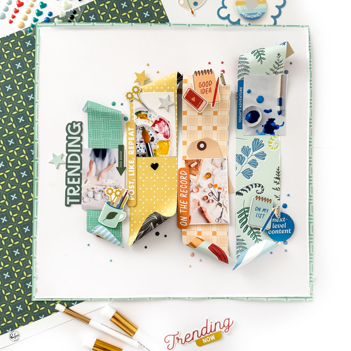 Legendary: Chipboard Phrase Stickers