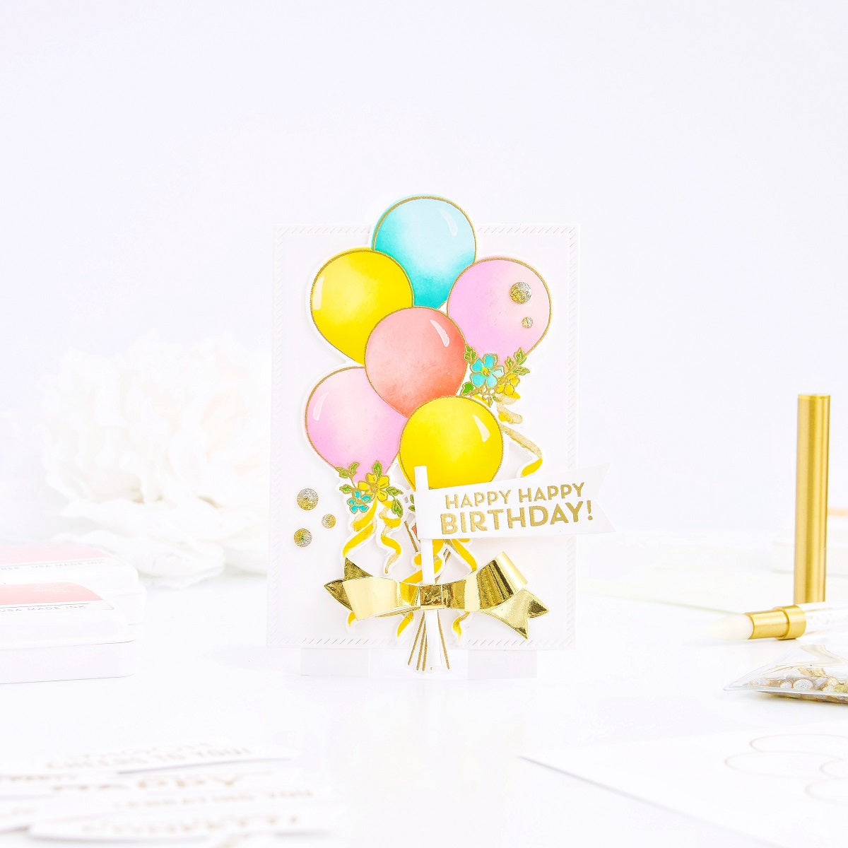 Basic Banners: Celebrate stamp