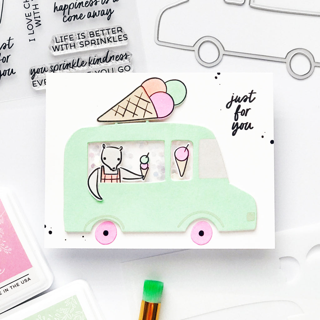 Ice Cream Truck stamp