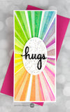 Slimline Layered Starburst layering stencil set
