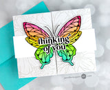 Butterflies layering stencil set