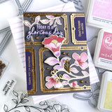Folk Floral Stem stamp