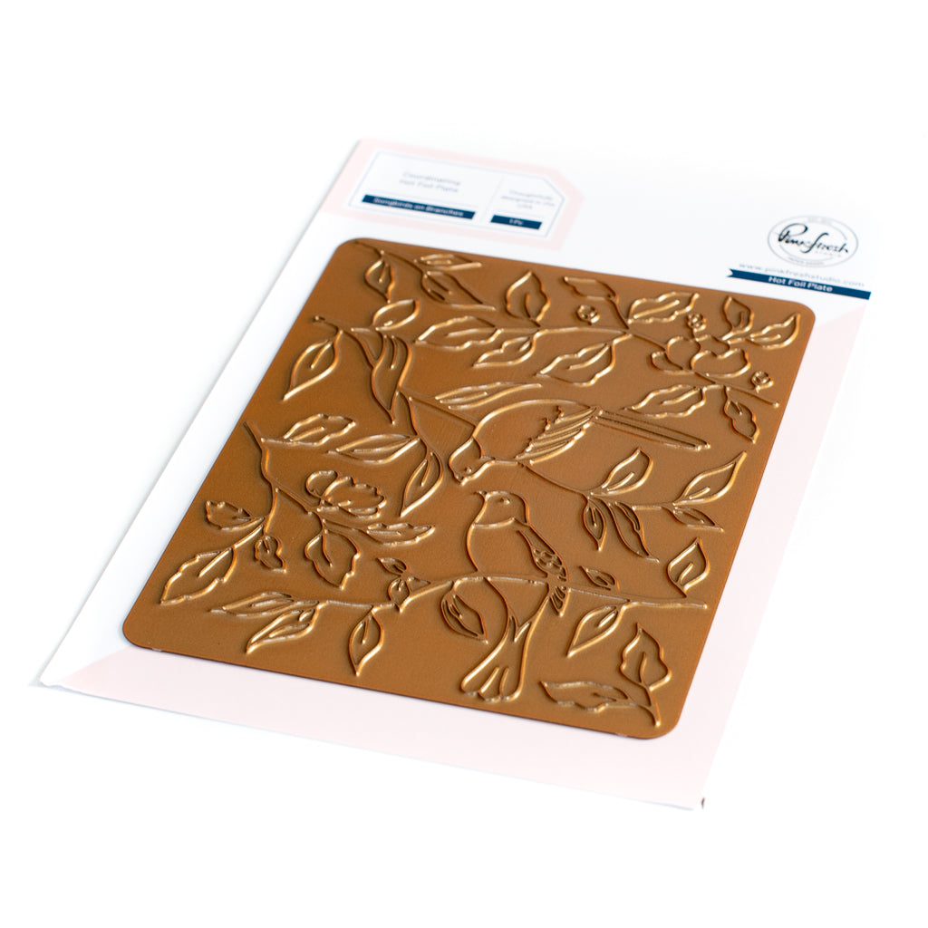 Songbirds on Branches hot foil