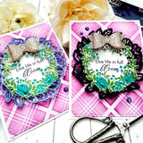 Essentials: Diagonal Stitched Circles Die Set
