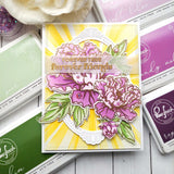 Layered Sunburst Stencil set