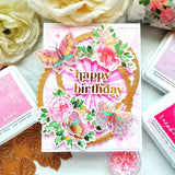 Layered Sunburst Stencil set