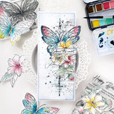 Butterflies stamp set