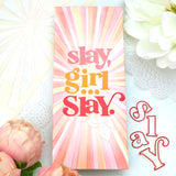 Slimline Layered Starburst layering stencil set