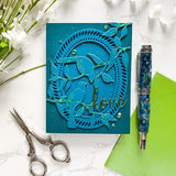 Songbirds on Branches hot foil