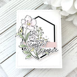 With Sympathy hot foil