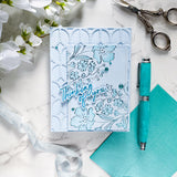 With Sympathy hot foil