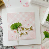 Dainty Plaid stamp