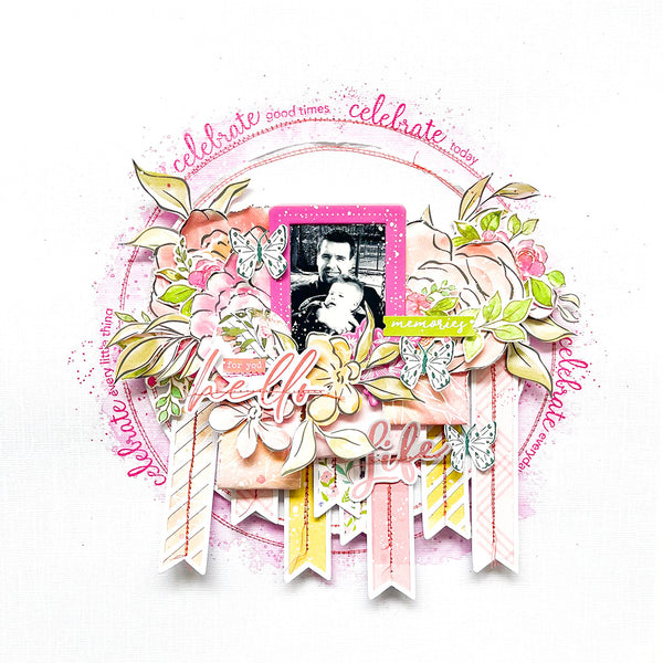 Floral Tea Kettle Cut File – Pinkfresh Studio