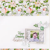 Magnolia Pattern cling stamp
