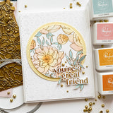 Peony Print hot foil