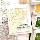 Fancy Rose Bunch stamp