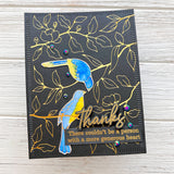 Songbirds on Branches hot foil