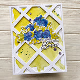 Indigo Roses stamp