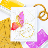 Butterflies layering stencil set