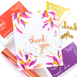 Sentiment Suite: Thank You hot foil