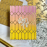 Modern Script Sentiments hot foil